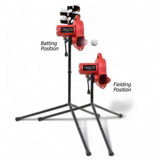 Base Hit Real Baseball Pitching & Fielding Machine